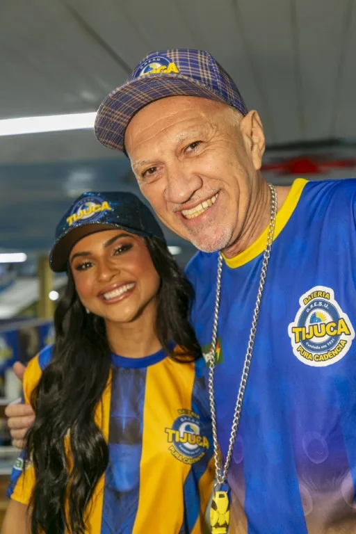 Rainha-e-Mestre-Mauro-Samagaio Unidos da Tijuca cora Mileide Mihaile como rainha de bateria e escolhe samba-enredo neste sábado