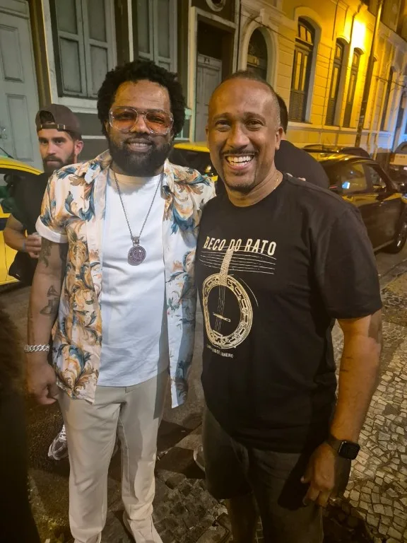 Xande-e-Lucio-Pacheco Noite de samba histórico marca gravação de Leonardo Bessa no Beco do Rato