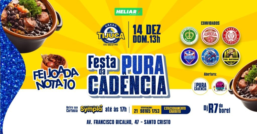 Banner-1024x536 Unidos da Tijuca promove a festa da bateria Pura Cadência no próximo domingo
